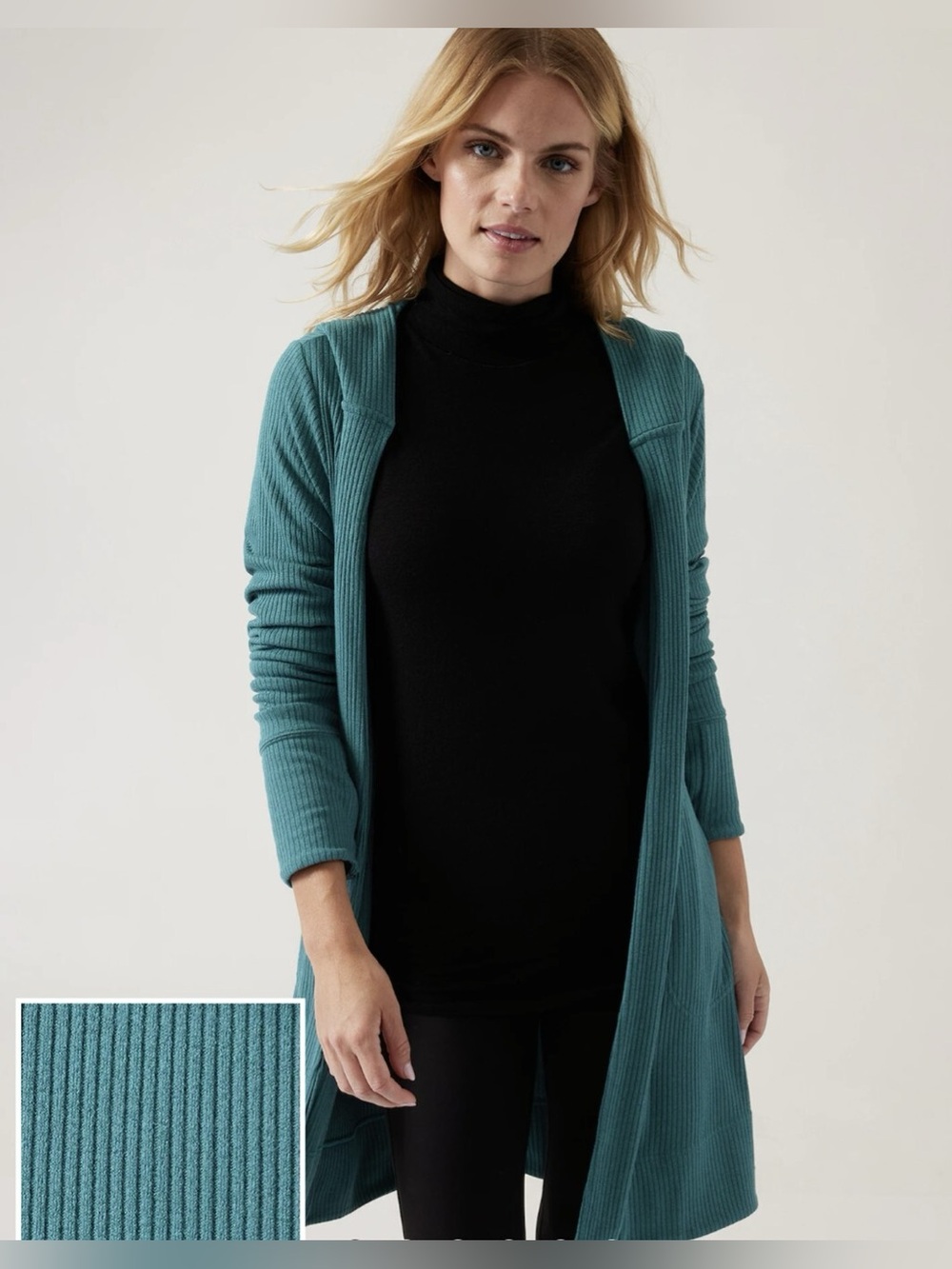 Athleta Harmony Pose Wrap Borealis Green